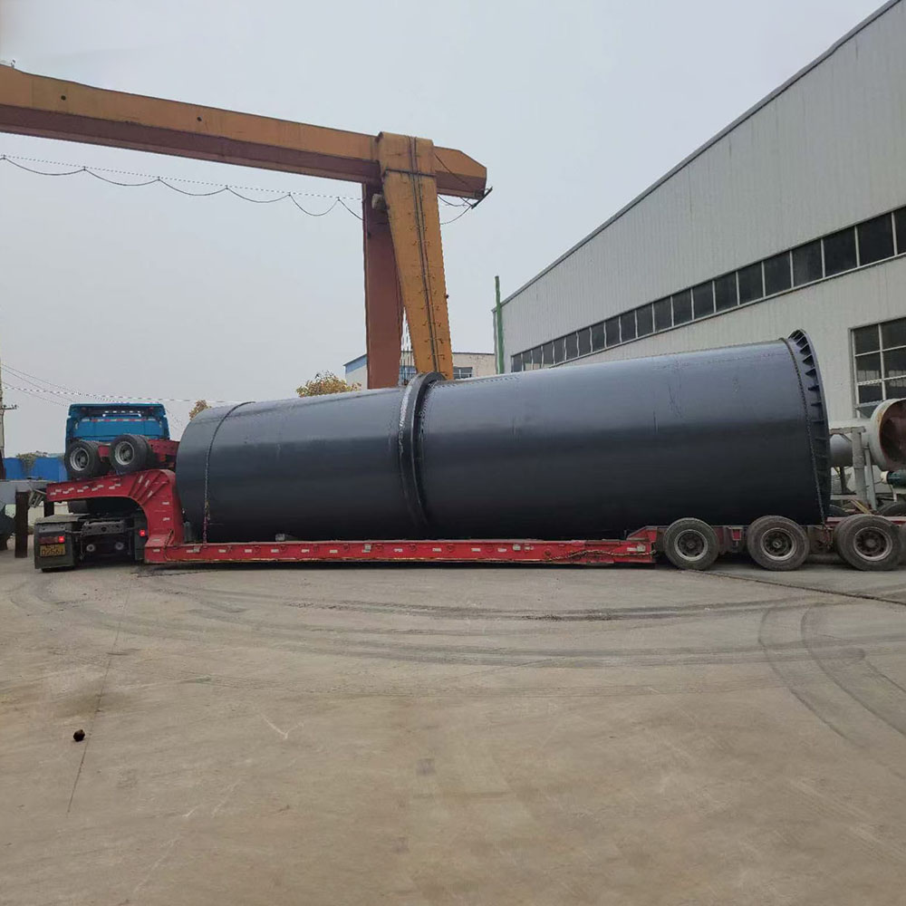 Rotary mine dryer